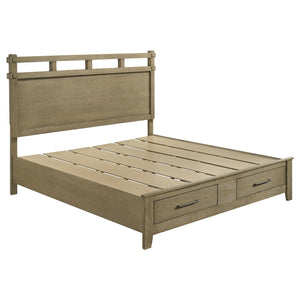 Coaster Hazlewood 4-Piece King Bedroom Set Vineyard Oak