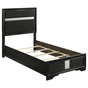 Coaster Miranda 4-Piece Twin Bedroom Set Black