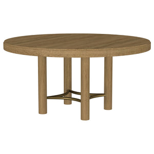 Coaster Arini 5-Piece Round Dining Room Table Set Sand Wash