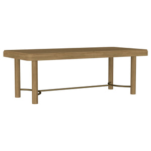 Coaster Arini 5-Piece Extension Leaf Dining Table Set Sand Wash