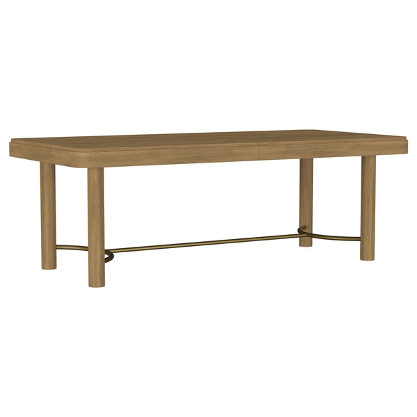 Coaster Arini 9-Piece Extension Leaf Dining Table Set Sand Wash