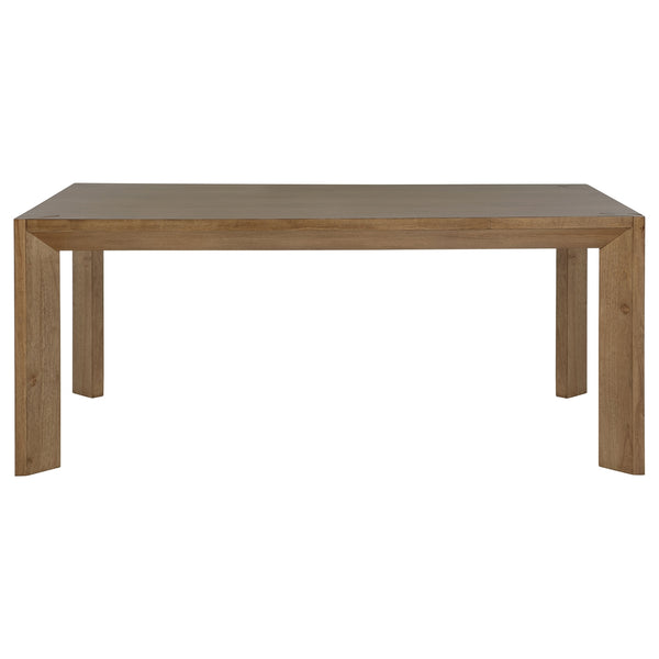 Coaster Bruner 72-Inch Rectangular Wood Dining Table Natural Brown