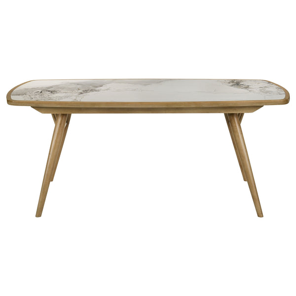 Coaster Croyden 73-Inch Rectangular Dining Table Weathered Natural