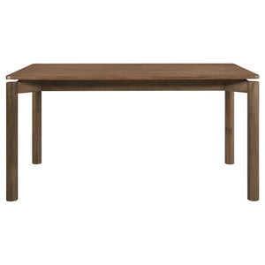 Coaster Parkridge 59-Inch Rectangular Dining Table Natural Walnut