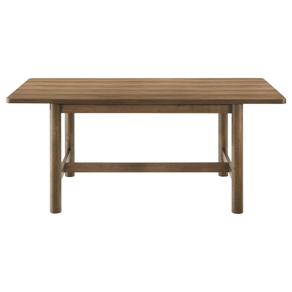Coaster Crestmore 71-Inch Rectangular Wood Dining Table Walnut