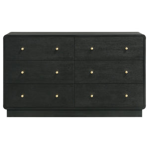 Coaster Cavelle 6-Drawer Dresser Cabinet Black