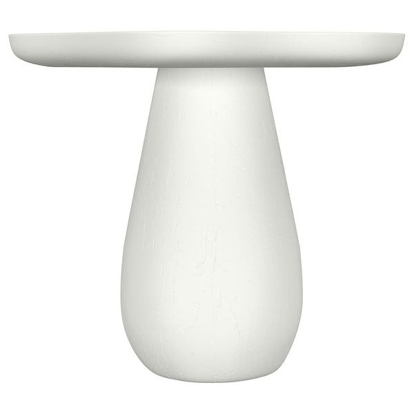 Coaster Perth 17-Inch Side Table With Cloud-Shaped Top Off White