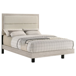 Coaster Trenton 54-Inch Wood Full Panel Bed Rustic Cream