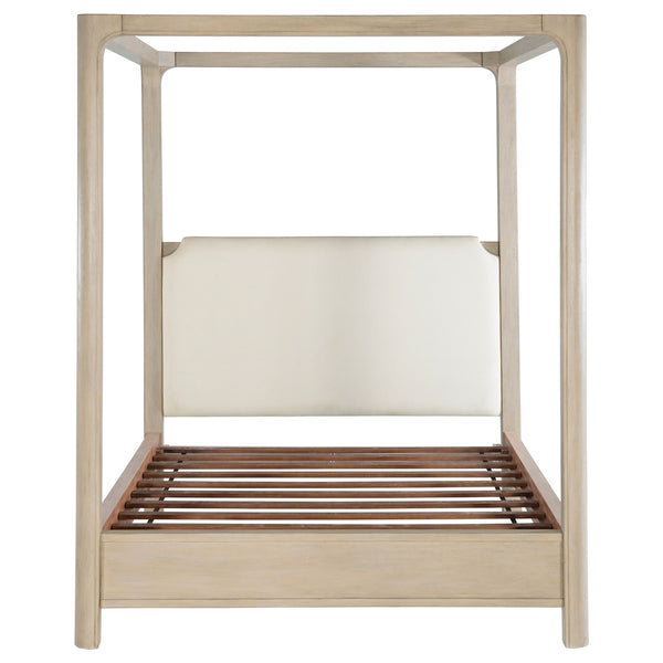 Coaster Solano 85-Inch King Canopy Bed Weathered Mango