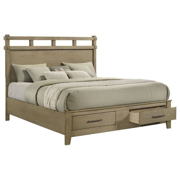 Coaster Hazlewood 59-Inch King Storage Bed Vineyard Oak