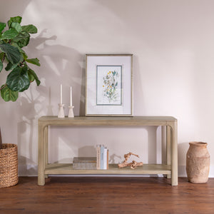 Coaster Solano 64-Inch Entryway Console Sofa Table Weathered Mango