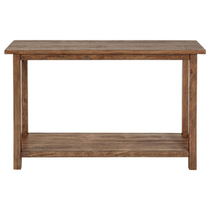Coaster Payne Wood Entryway Sofa Console Table Distressed Brown