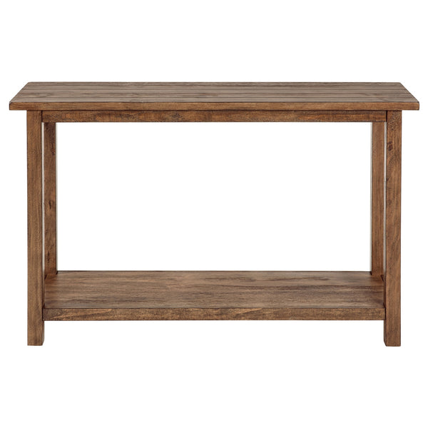 Coaster Payne Wood Entryway Sofa Console Table Distressed Brown
