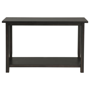 Coaster Payne Wood Entryway Sofa Console Table Java