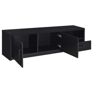 Coaster Murray 70-Inch 2-Door Tv Stand Media Console Black