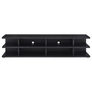 Coaster Cartmill 78-Inch 2-Tier Tv Stand Media Console Black