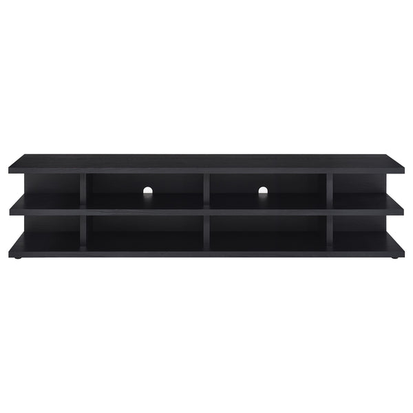Coaster Cartmill 78-Inch 2-Tier Tv Stand Media Console Black
