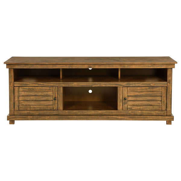 Coaster Payne 70-Inch Tv Stand Media Console Distressed Brown
