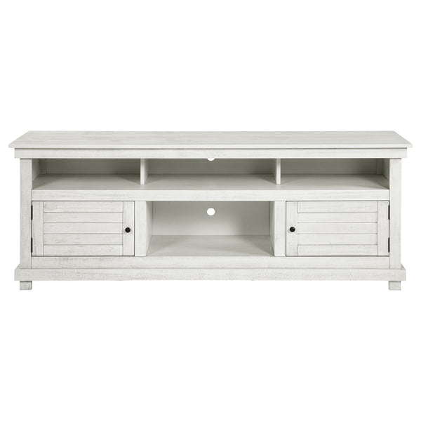Coaster Payne 70-Inch Tv Stand Media Console Distressed White