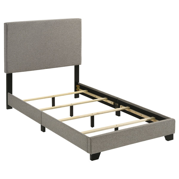 Coaster Dorian Fabric Upholstered Twin Panel Bed Taupe