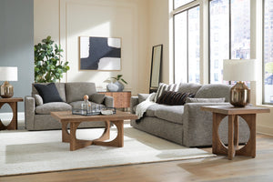 Dramatic Sofa & Loveseat Granite