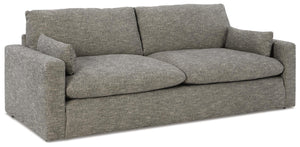 Dramatic Sofa, Loveseat, Oversized Chair & Ottoman Granite