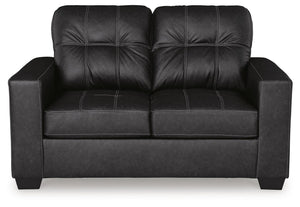 Barlin Mills Stationary Loveseat Carbon