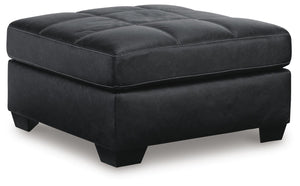Barlin Mills Recliner & Oversized Accent Ottoman Carbon