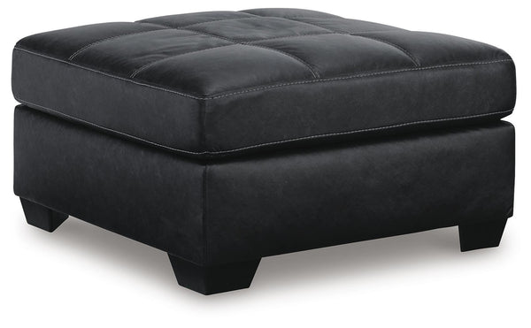 Barlin Mills Recliner & Oversized Accent Ottoman Carbon