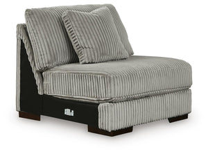 Lindyn 4-Piece Sectional with Chaise Fog