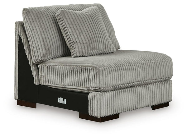 Lindyn 4-Piece Sectional with Chaise Fog