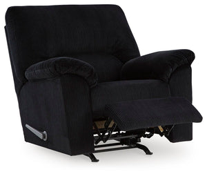 SimpleJoy Manual Rocker Recliner Onyx