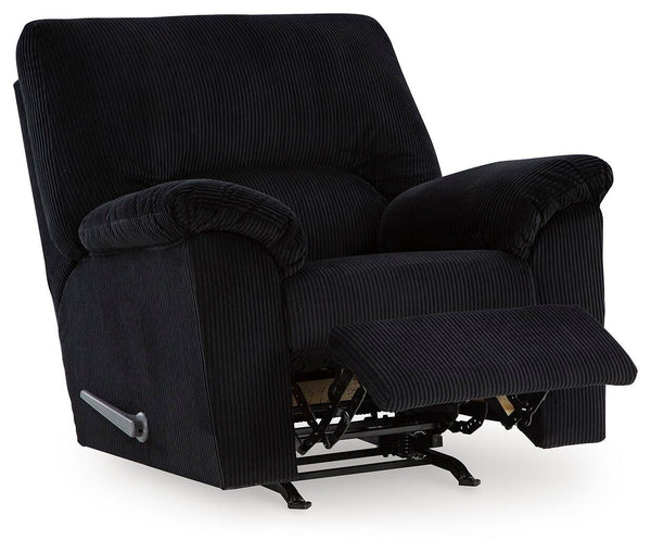 SimpleJoy Manual Rocker Recliner Onyx