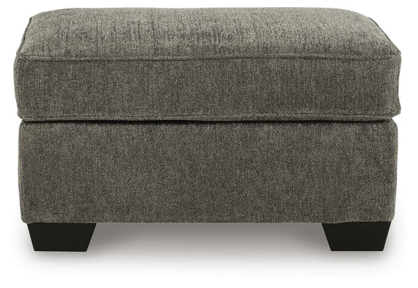 Olten Fabric Ottoman Graphite