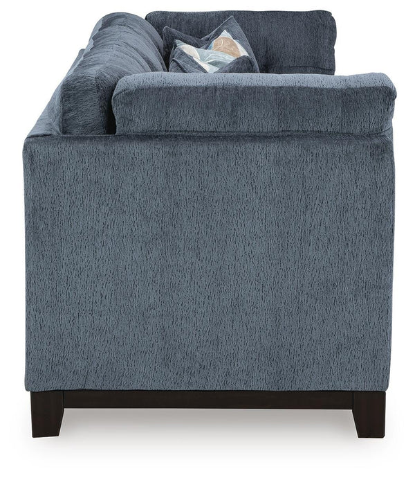 Maxon Place Fabric Stationary Sofa Navy