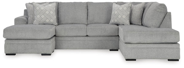 Casselbury 2-Piece Stationary Sectional with Chaise Cement