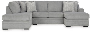 Casselbury 2-Piece Stationary Sectional with Chaise Cement