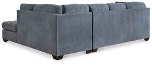 Marleton 2-Piece Stationary Sectional with Chaise Denim