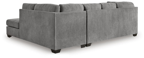Marleton 2-Piece Sleeper Stationary Sectional with Chaise Gray