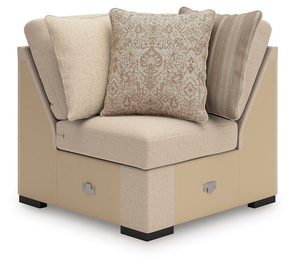 LadyMae Stationary 4-Piece Sectional with Chaise Twill