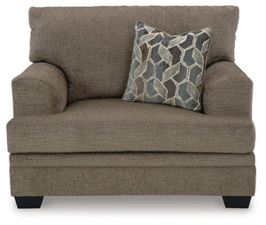 Stonemeade Oversized Stationary Fabric Chair Nutmeg