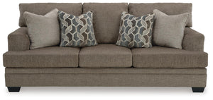Stonemeade Queen Fabric Stationary Sofa Sleeper Nutmeg