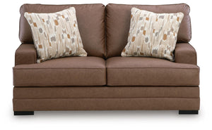 VillaCourt Stationary Loveseat Caramel