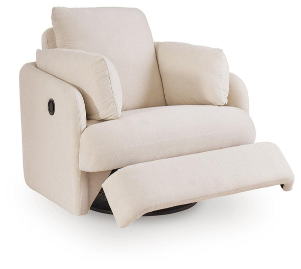 Modmax Swivel Manual Glider Recliner Oyster