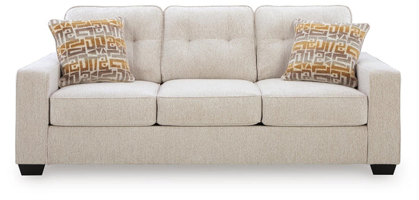 Larimer Queen Fabric Stationary Sofa Sleeper Stone
