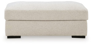 Conlee-Pike Fabric Ottoman Linen