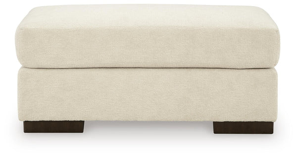 Jayne Park Fabric Ottoman Sand