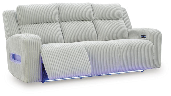 Forest Lake Power Adjustable Headrest Reclining Sofa Alloy