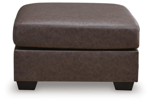 WillowBend Oversized Accent Ottoman Umber