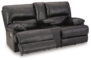 Mountainous Zero Gravity P2 Power Leather Reclining Adjustable Headrest Loveseat Eclipse